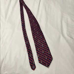 PGA golf  - Mens - Red and Blue Patterned Men's Tie